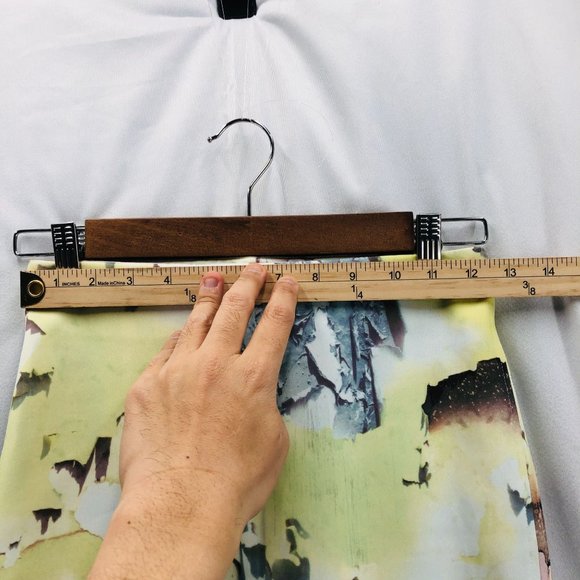 Zara WBB Collection Womens Skirt Watercolor Polyester Art Theme Size S - Picture 5 of 10